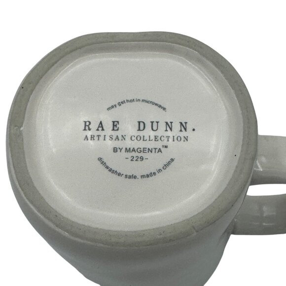 Rae Dunn Artisan Collection Home Mug 14 Oz Ceramic White Coffee Tea - Picture 4 of 4